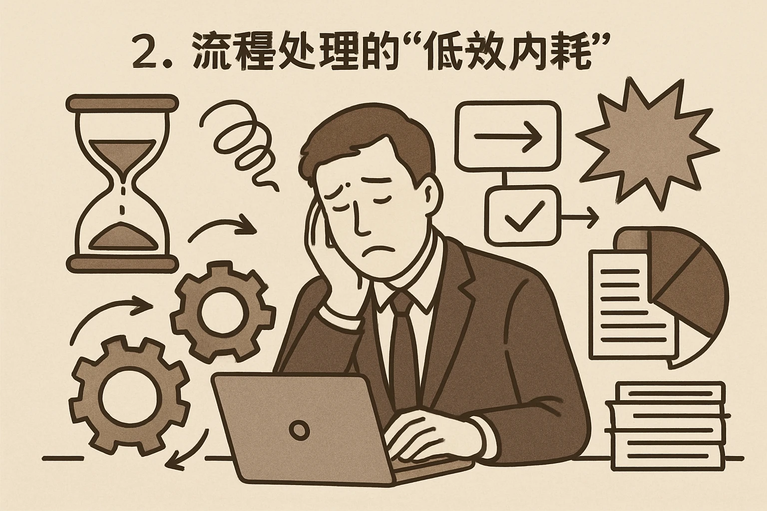 2. 流程处理的“低效内耗”