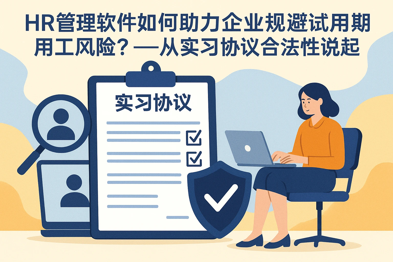 HR管理软件如何助力企业规避试用期用工风险？——从实习协议合法性说起