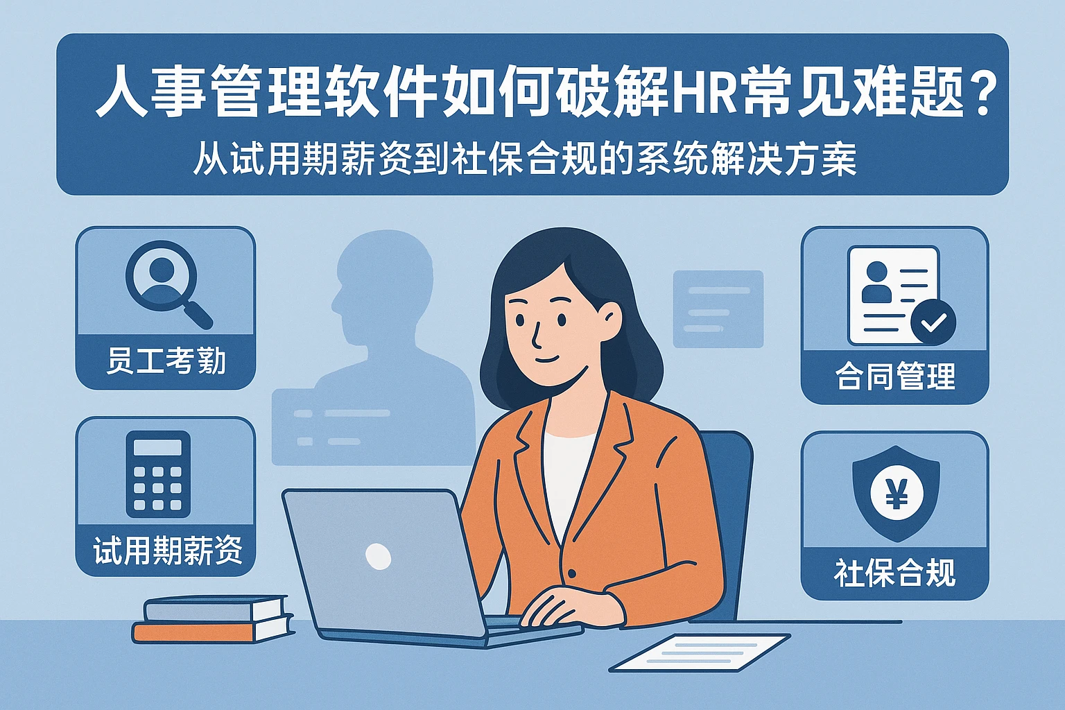 人事管理软件如何破解HR常见难题？从试用期薪资到社保合规的系统解决方案