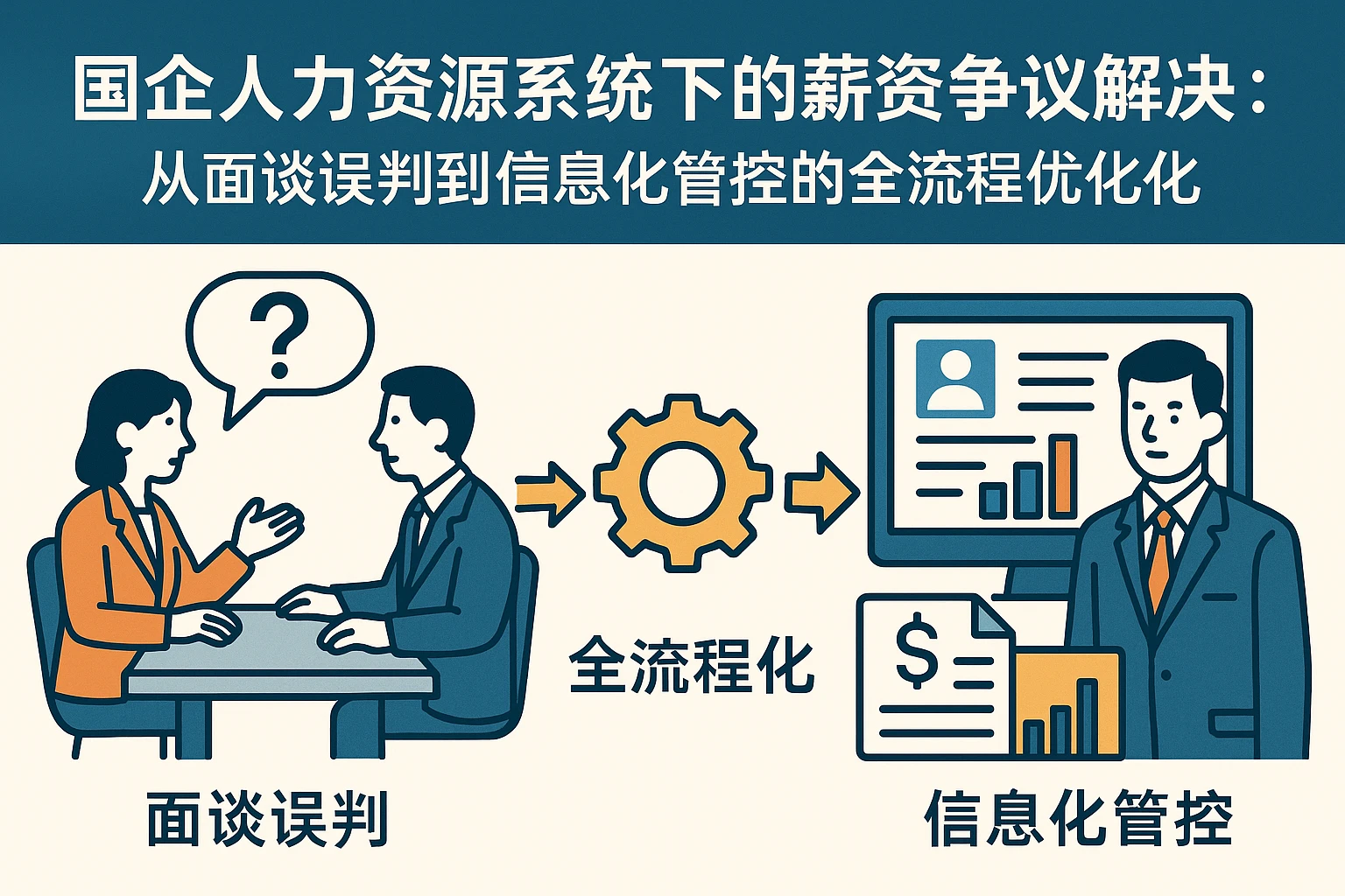 国企人力资源系统下的薪资争议解决：从面谈误判到信息化管控的全流程优化