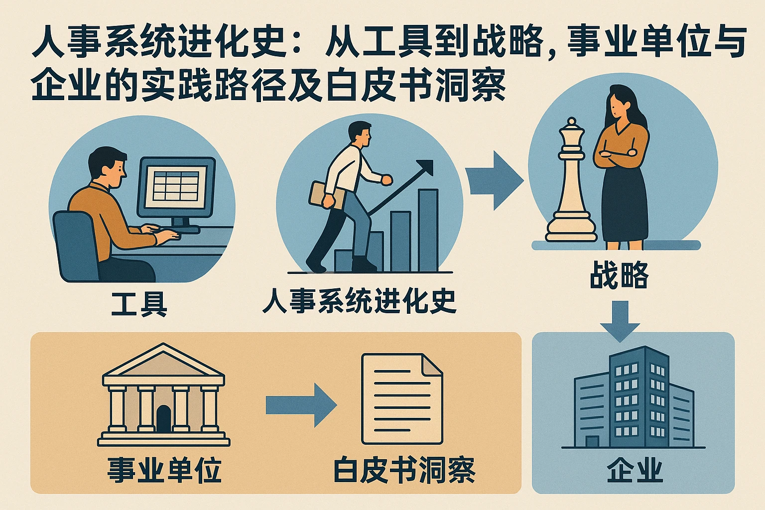 人事系统进化史：从工具到战略，事业单位与企业的实践路径及白皮书洞察