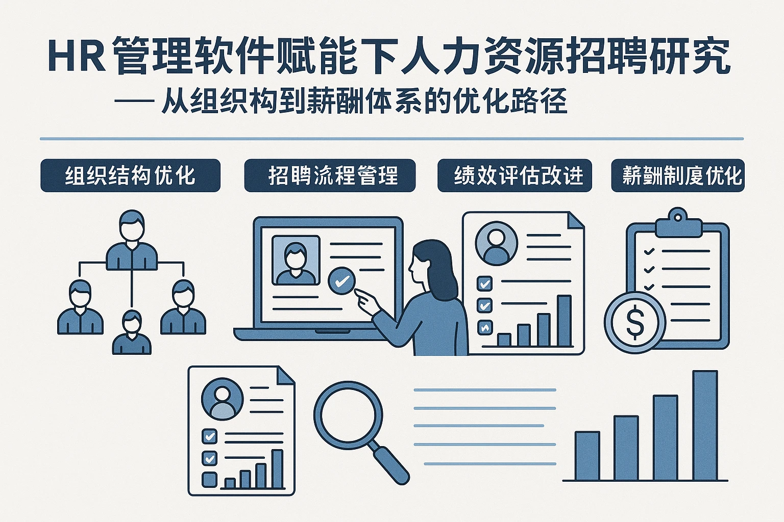 HR管理软件赋能下的人力资源招聘问题研究——从组织架构到薪酬体系的优化路径