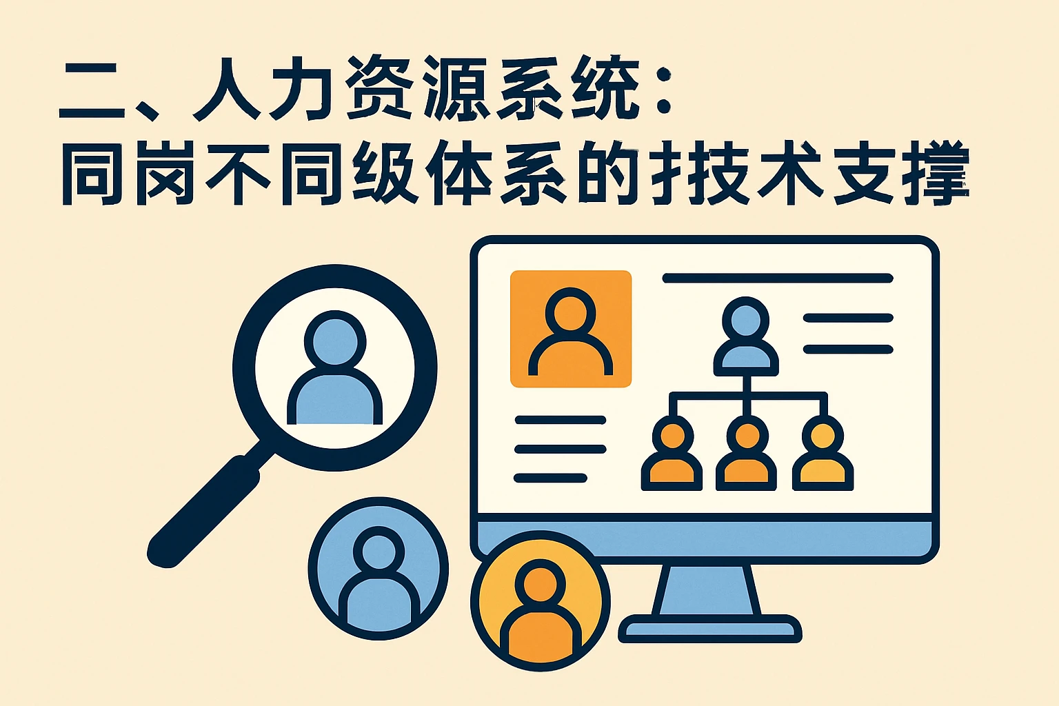 二、人力资源系统：同岗不同级体系的技术支撑