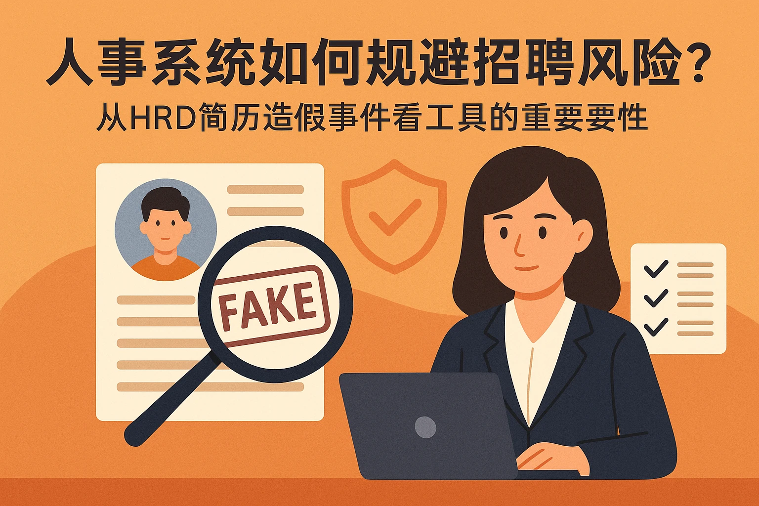 人事系统如何规避招聘风险?从HRD简历造假事件看工具的重要性