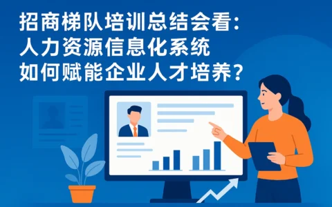从招商梯队培训总结会看：人力资源信息化系统如何赋能企业人才培养？