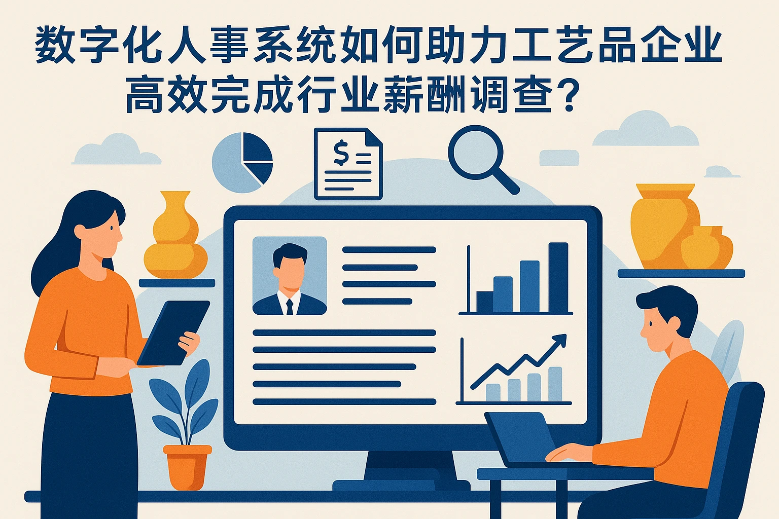 数字化人事系统如何助力工艺品企业高效完成行业薪酬调查？