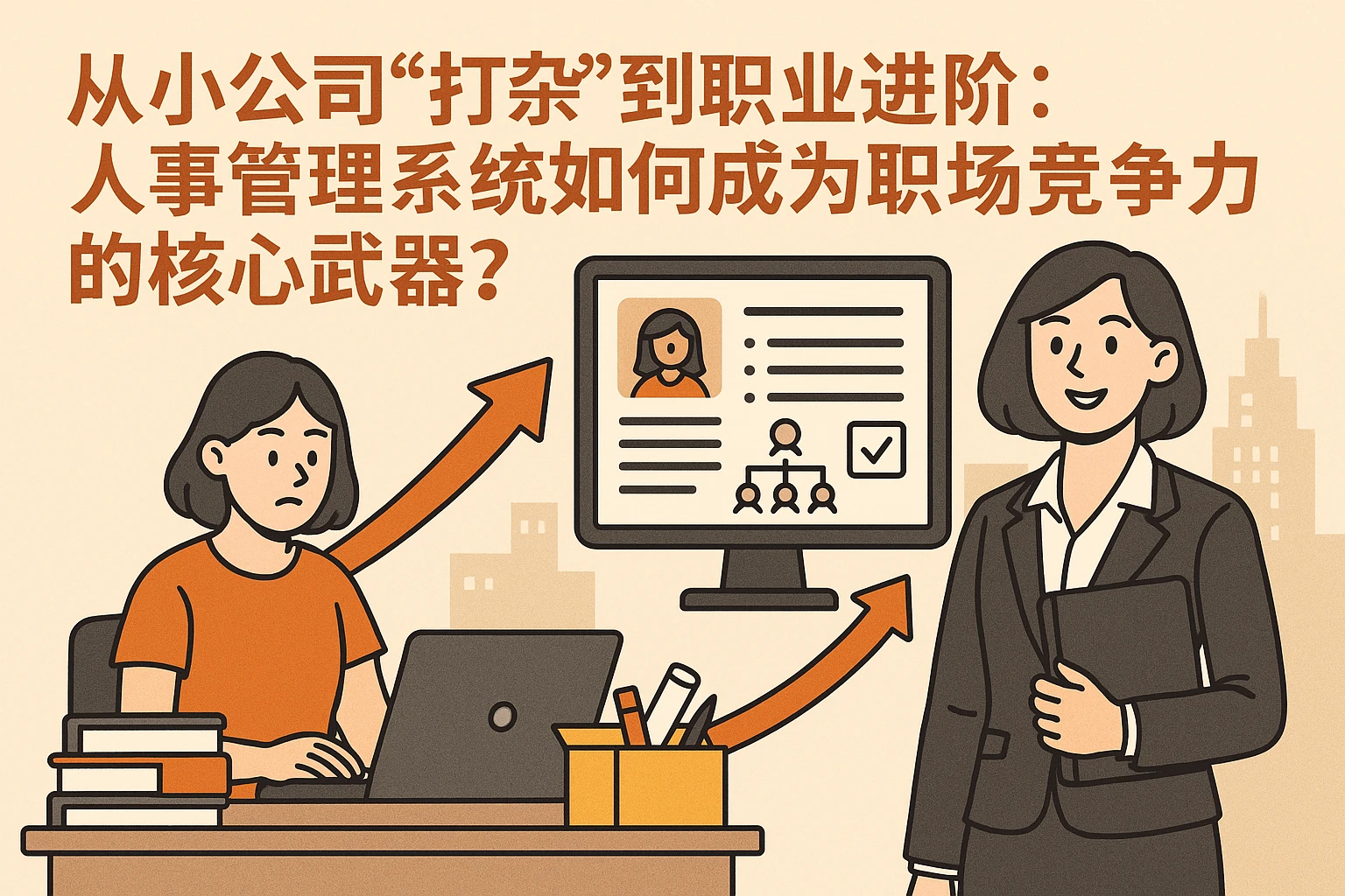 从小公司“打杂”到职业进阶：人事管理系统如何成为职场竞争力的核心武器？