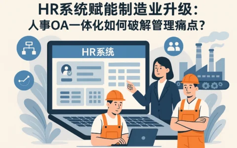 HR系统赋能制造业升级:人事OA一体化如何破解管理痛点?