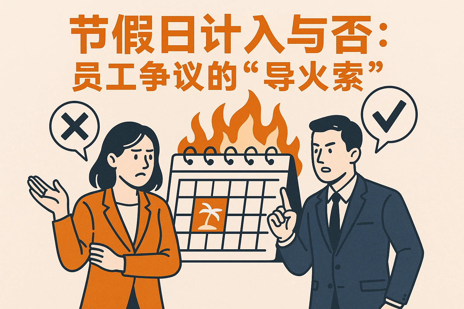 2. 节假日计入与否：员工争议的“导火索”