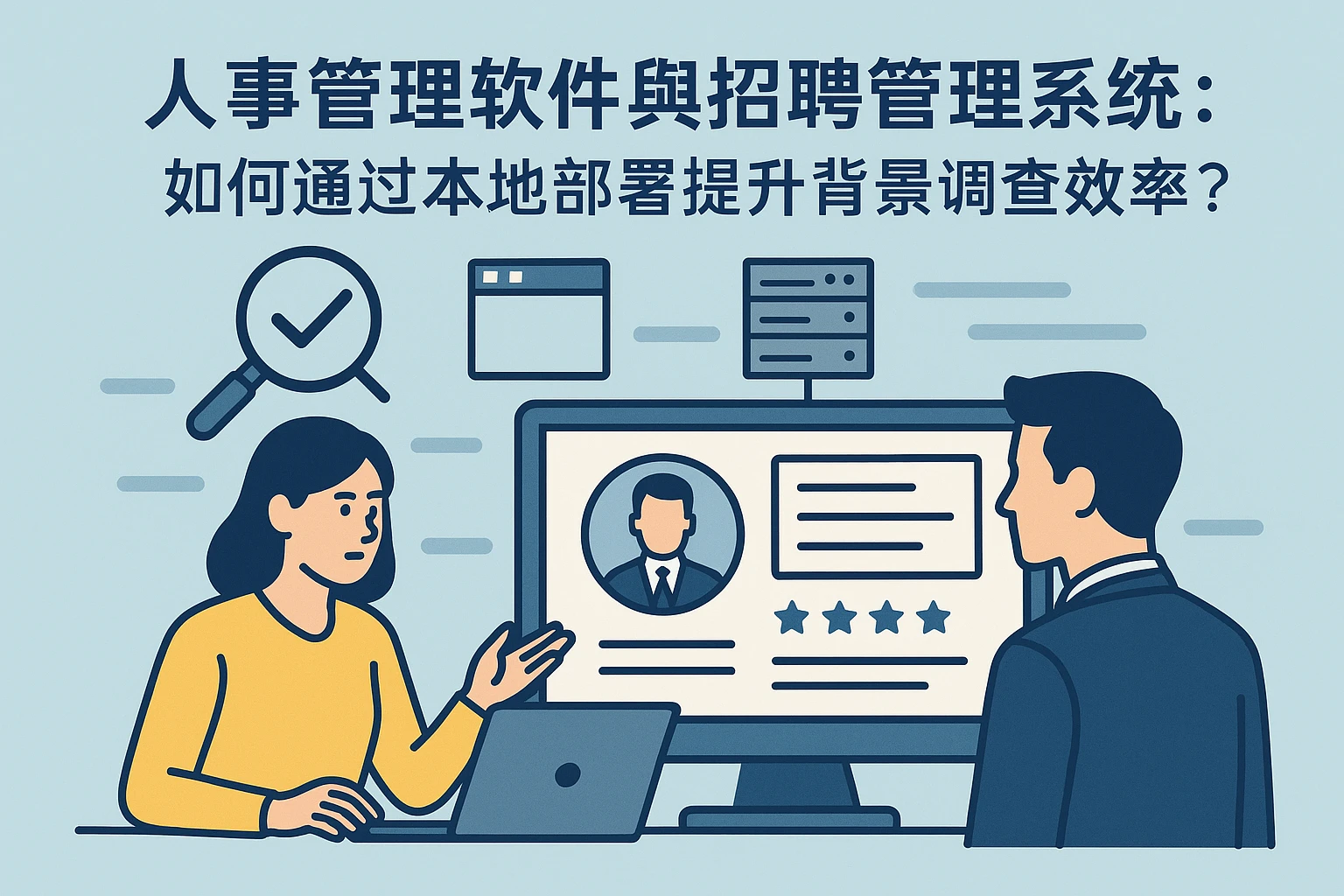 人事管理软件与招聘管理系统：如何通过本地部署提升背景调查效率？
