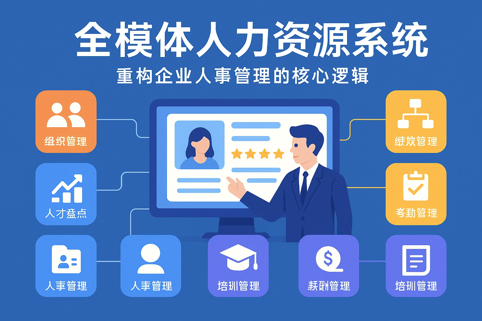 全模块人力资源系统：重构企业人事管理的核心逻辑