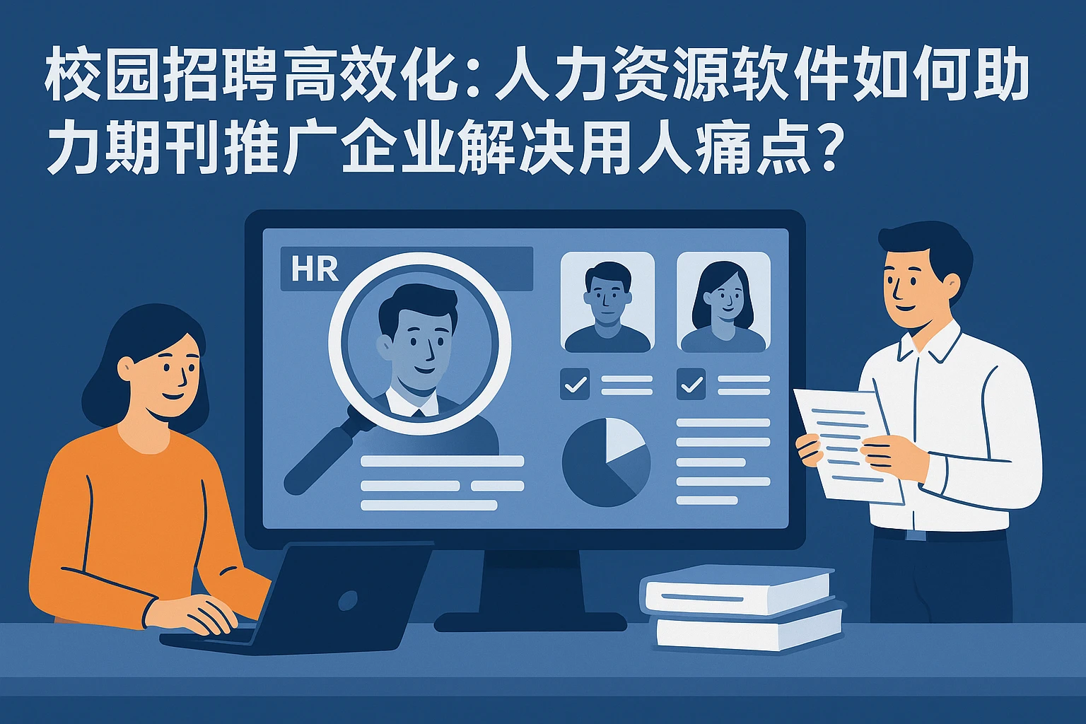校园招聘高效化：人力资源软件如何助力期刊推广企业解决用人痛点？