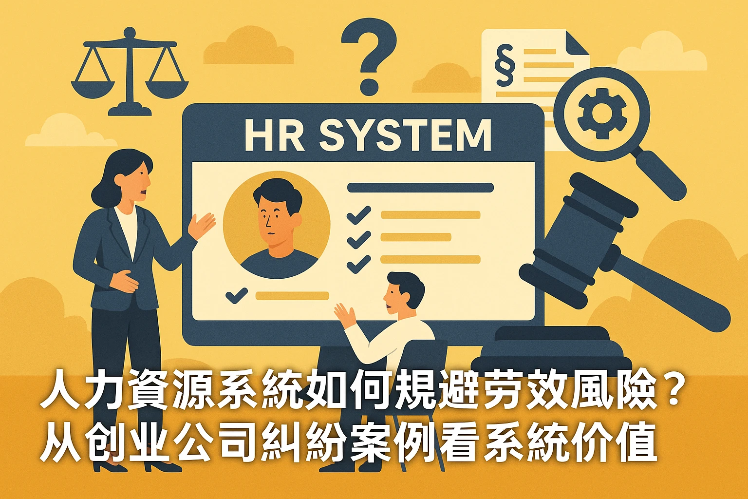 人力资源系统如何规避劳动风险？从创业公司纠纷案例看系统价值