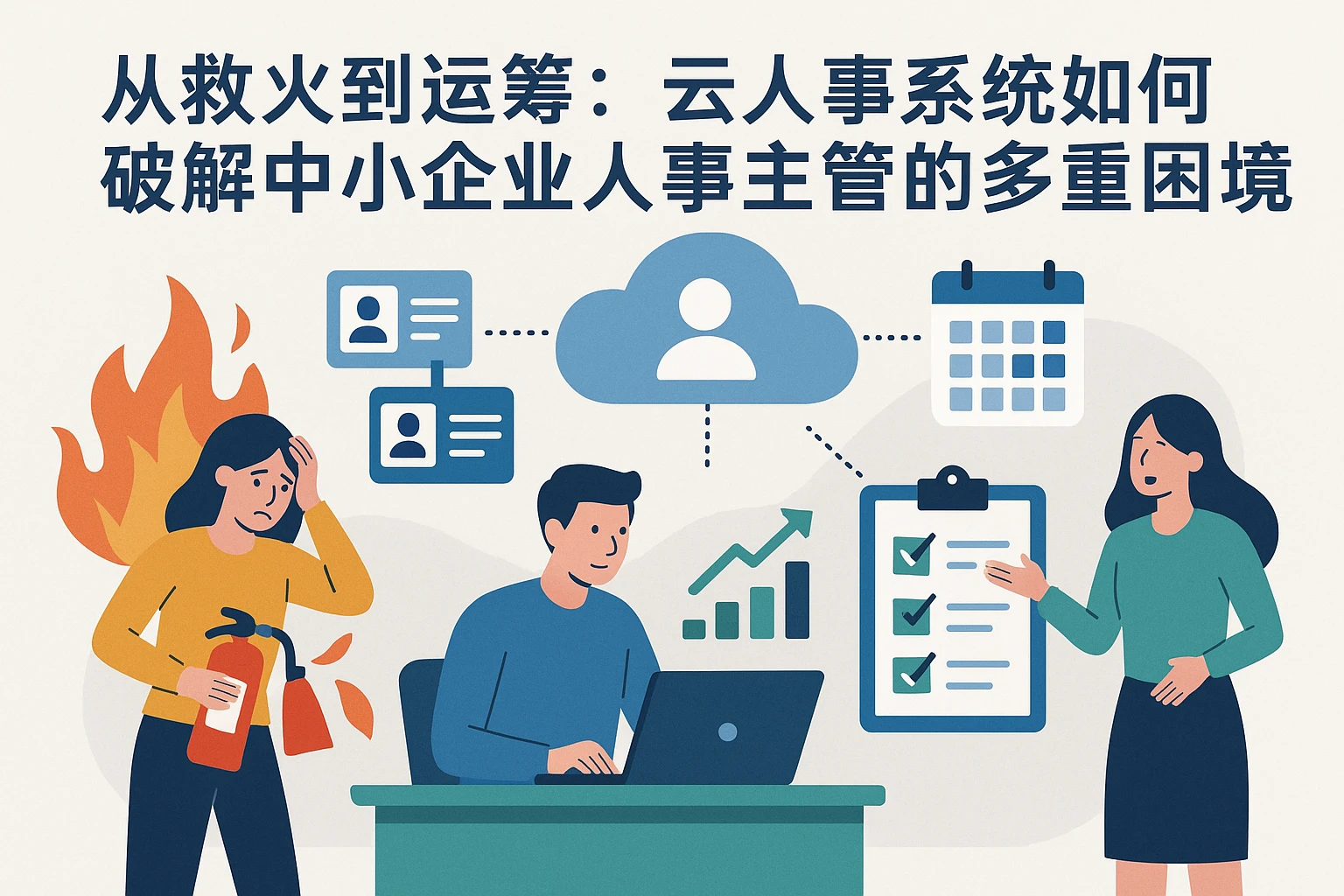 从救火到运筹：云人事系统如何破解中小企业人事主管的多重困境