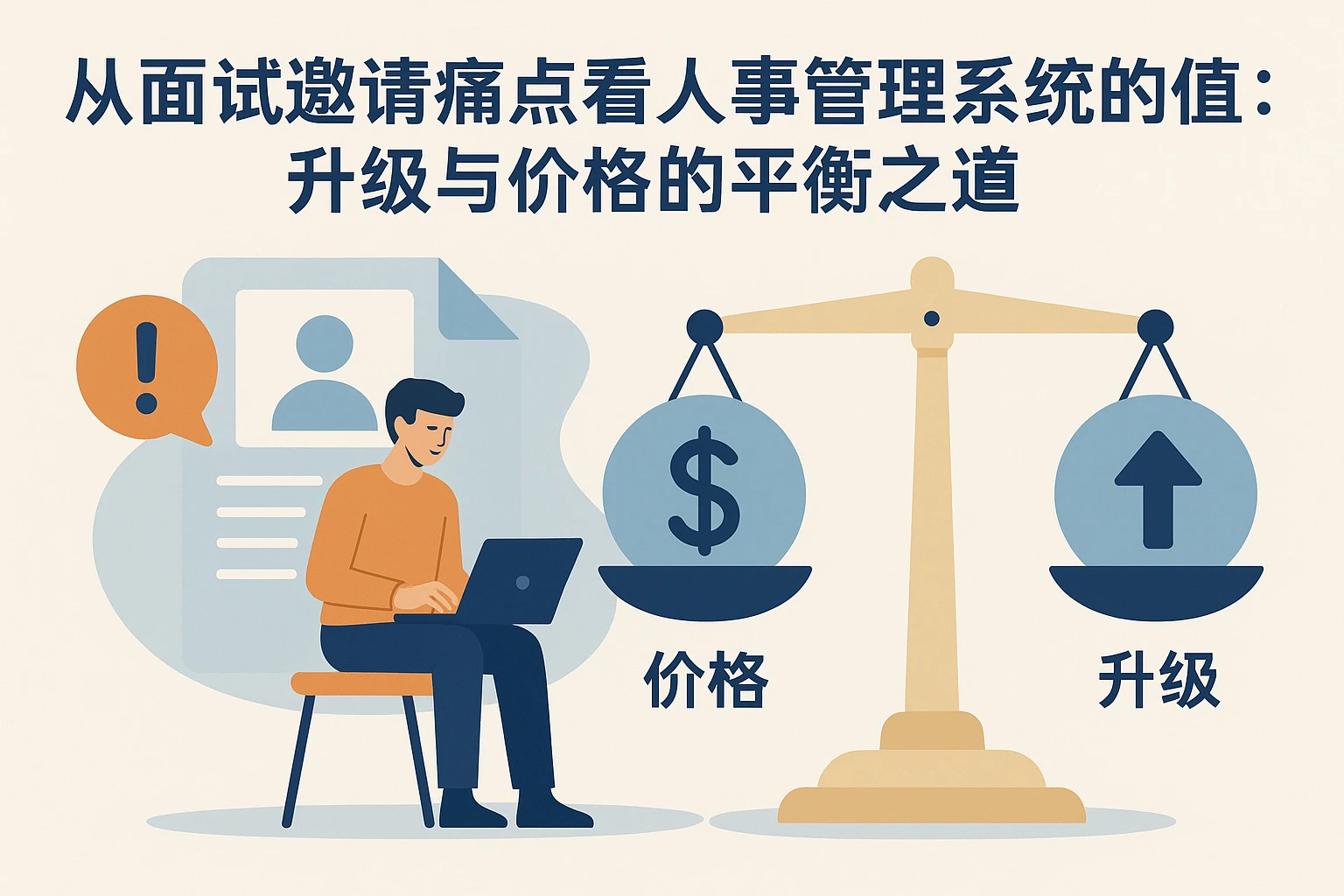 从面试邀请痛点看人事管理系统的价值：升级与价格的平衡之道
