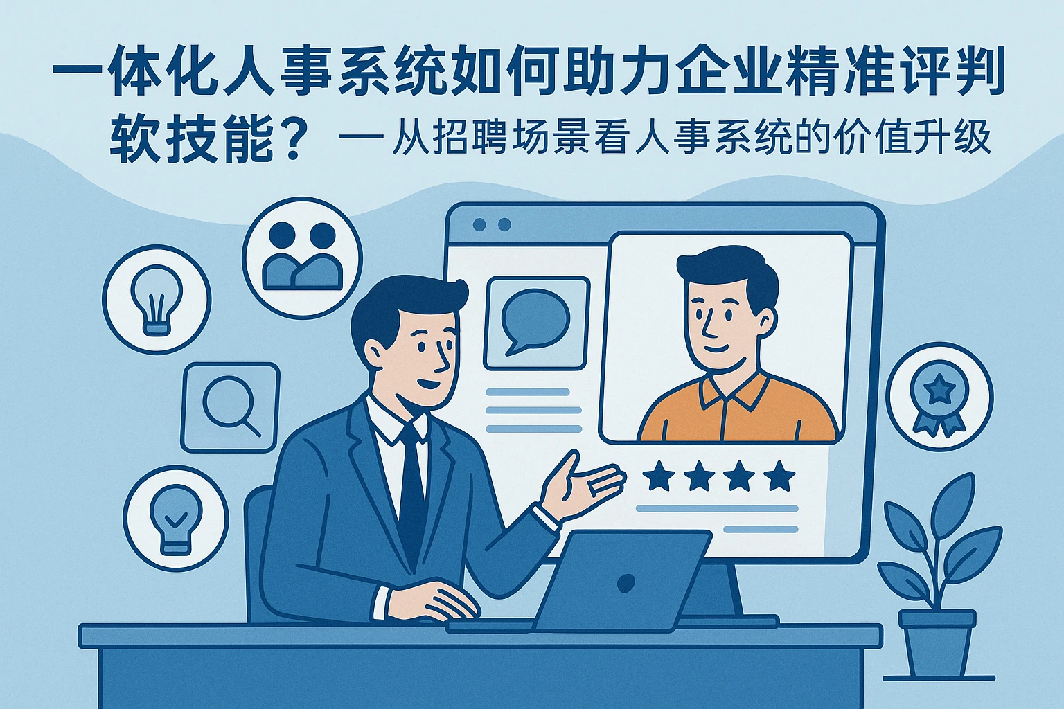 一体化人事系统如何助力企业精准评判软技能？——从招聘场景看人事系统的价值升级