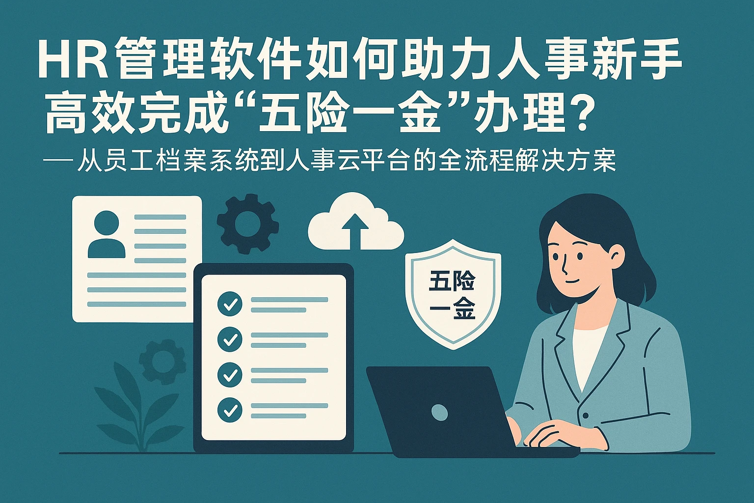 HR管理软件如何助力人事新手高效完成“五金”办理？——从员工档案系统到人事云平台的全流程解决方案