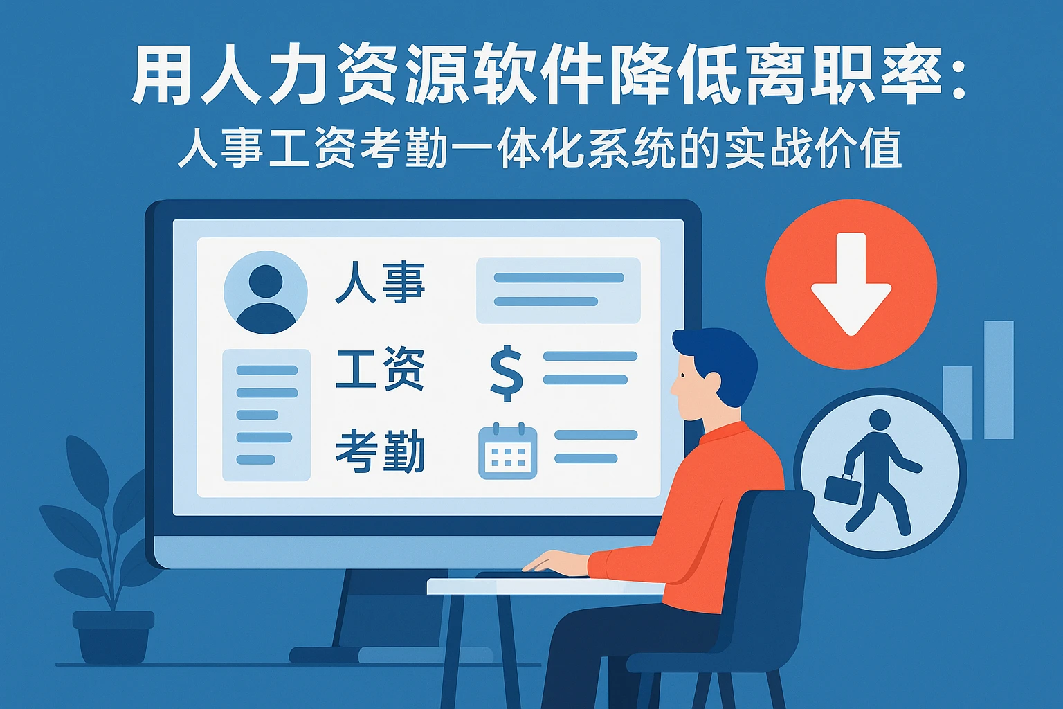 用人力资源软件降低离职率：人事工资考勤一体化系统的实战价值