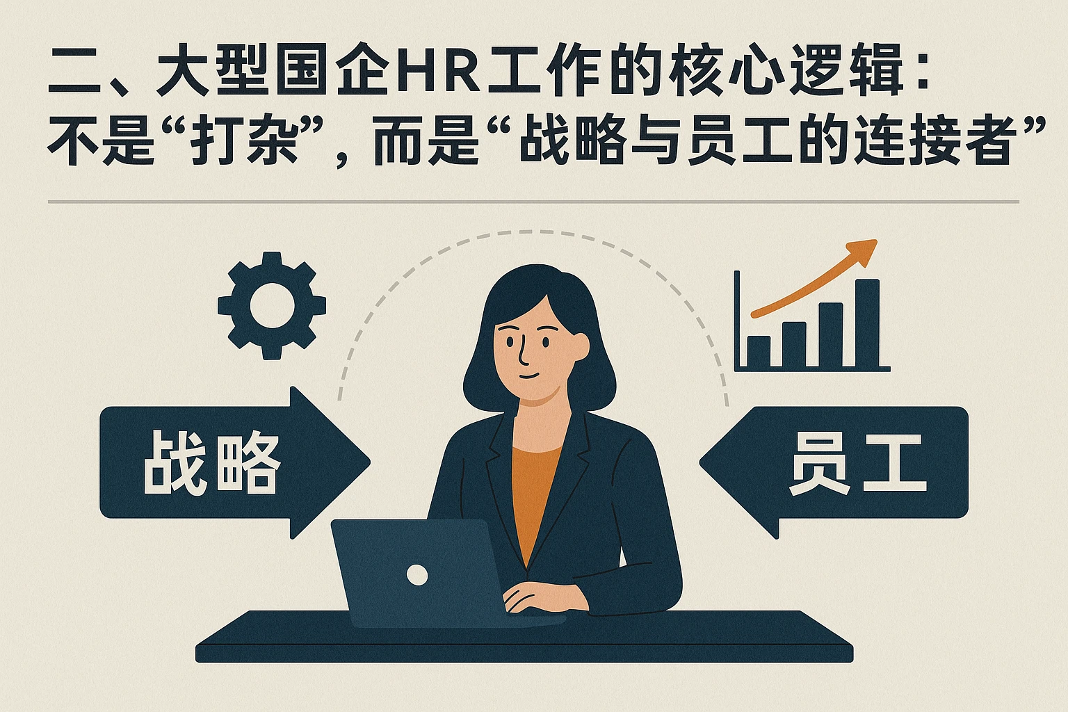 二、大型国企HR工作的核心逻辑：不是“打杂”，而是“战略与员工的连接者”