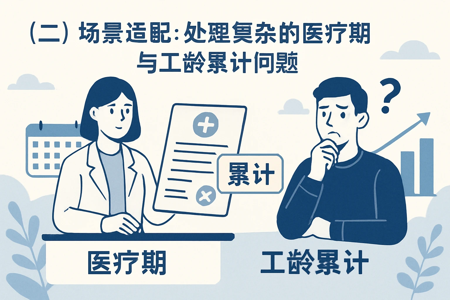 （二）场景适配：处理复杂的医疗期与工龄累计问题