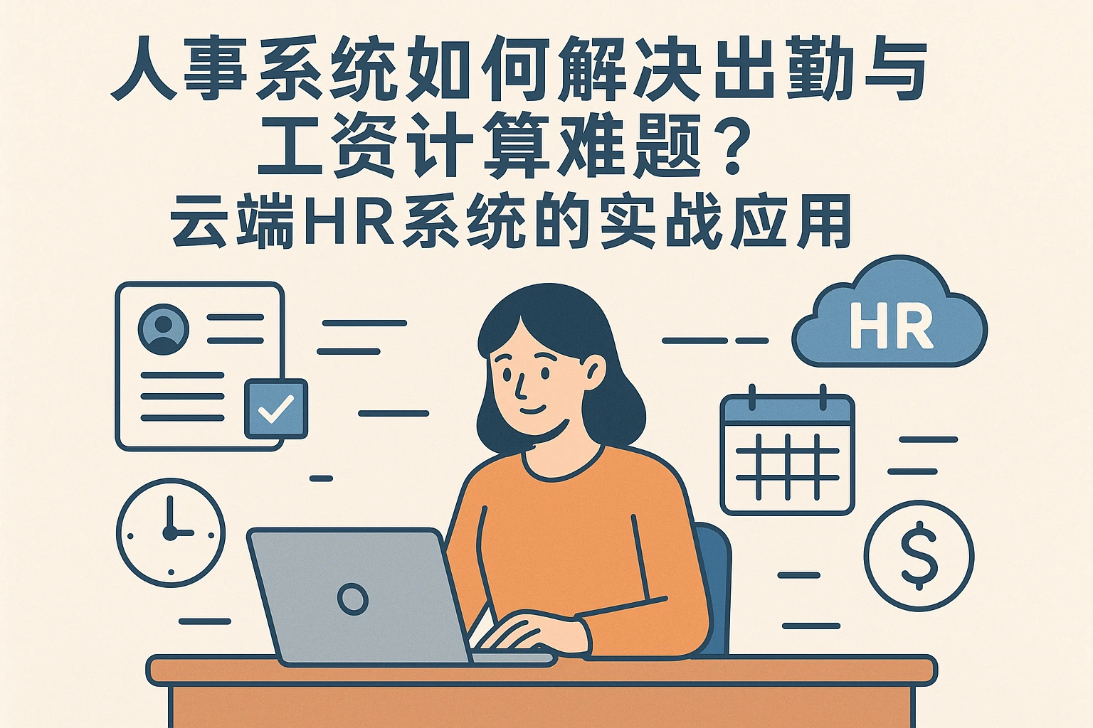 人事系统如何解决出勤与工资计算难题？云端HR系统的实战应用