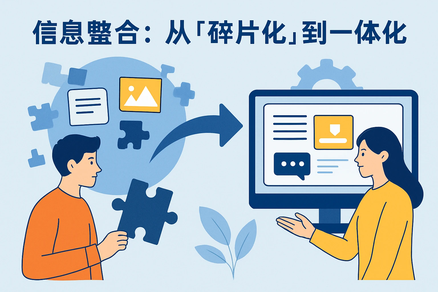 2. 信息整合：从“碎片化”到“一体化”