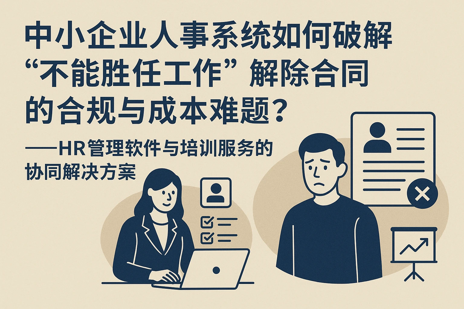 中小企业人事系统如何破解“不能胜任工作”解除合同的合规与成本难题？——HR管理软件与培训服务的协同解决方案