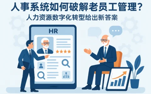 人事系统如何破解老员工管理难题？人力资源数字化转型给出新答案