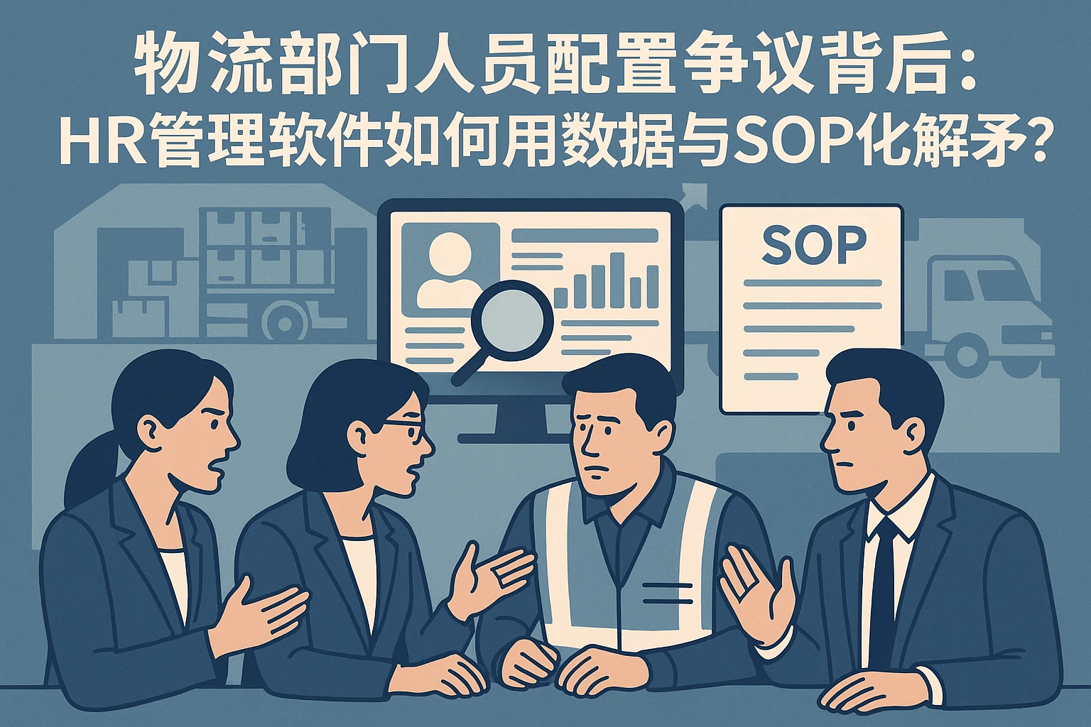物流部门人员配置争议背后：HR管理软件如何用数据与SOP化解矛盾？