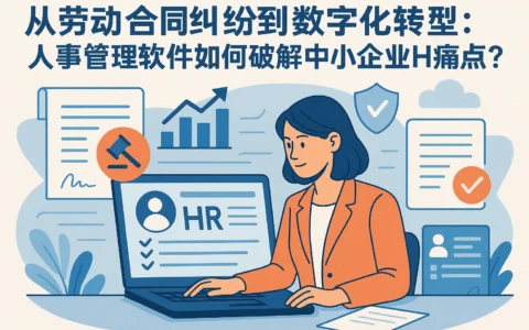 从劳动合同纠纷到数字化转型：人事管理软件如何破解中小企业HR痛点？