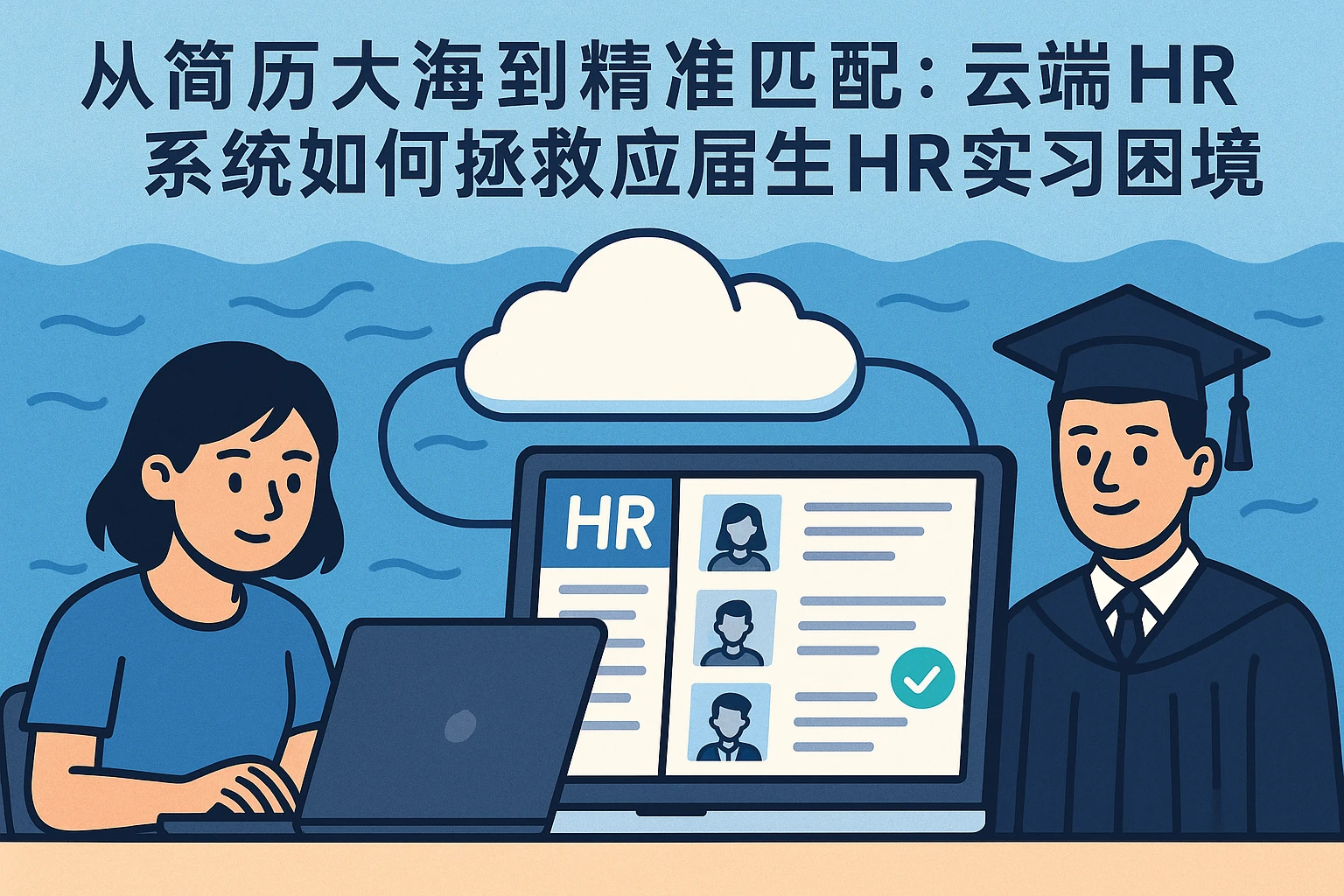 从简历大海到精准匹配：云端HR系统如何拯救应届生HR实习困境
