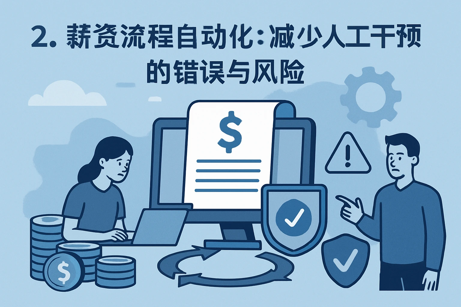 2. 薪资流程自动化：减少人工干预的错误与风险
