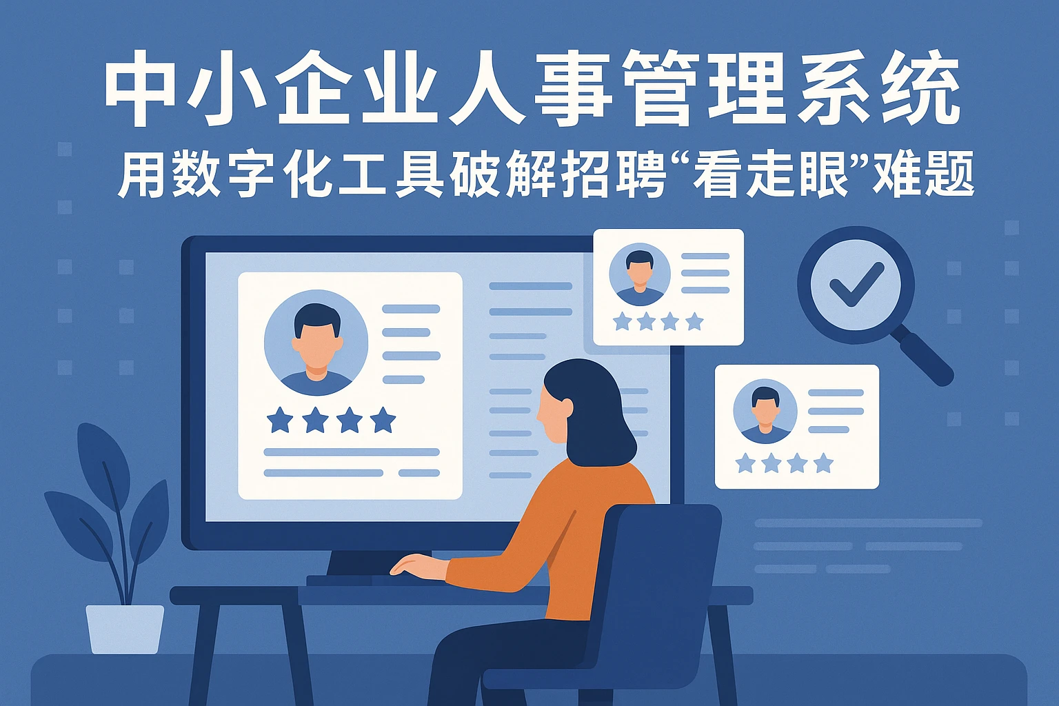 中小企业人事管理系统：用数字化工具破解招聘“看走眼”难题