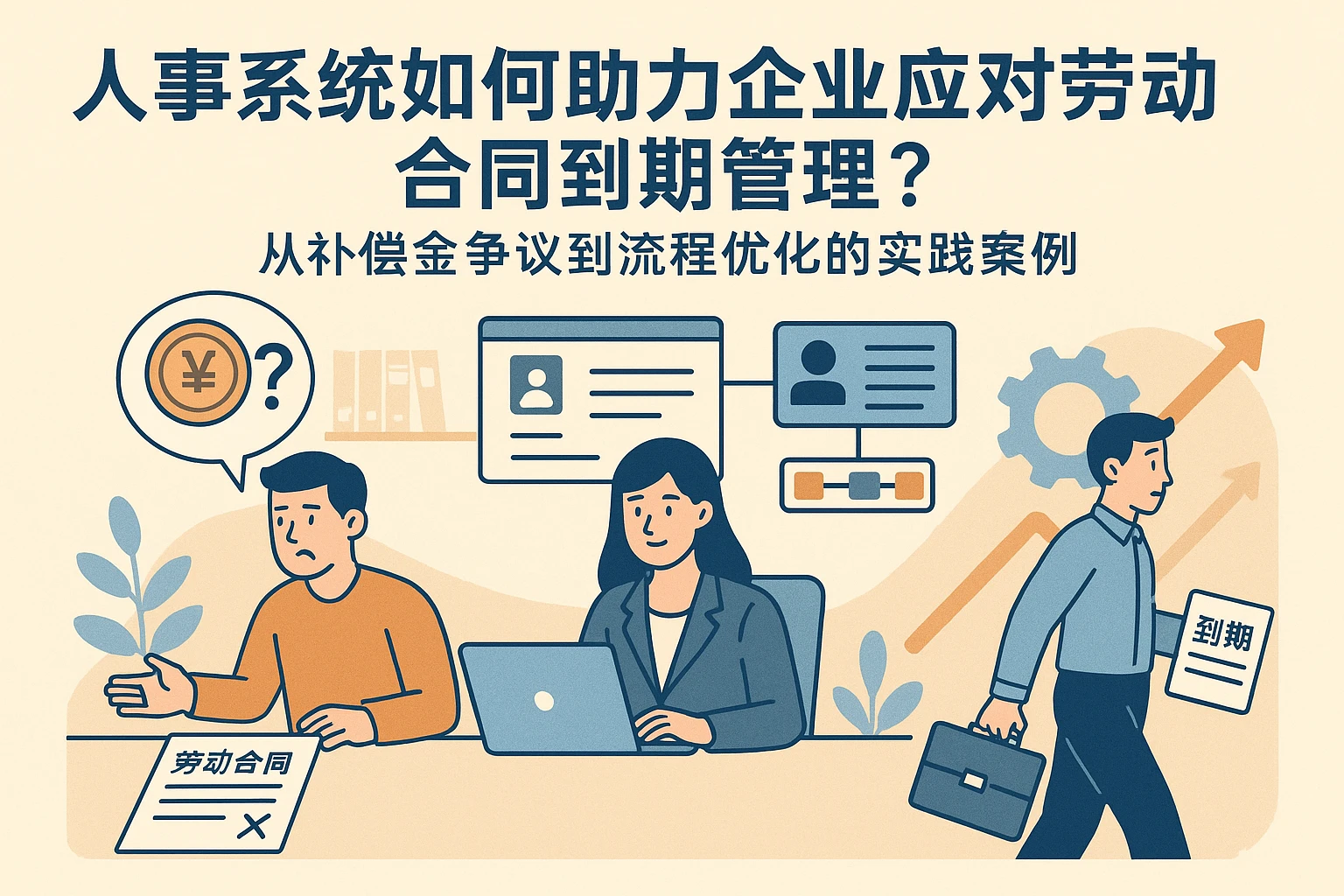 人事系统如何助力企业应对劳动合同到期管理？从补偿金争议到流程优化的实践案例
