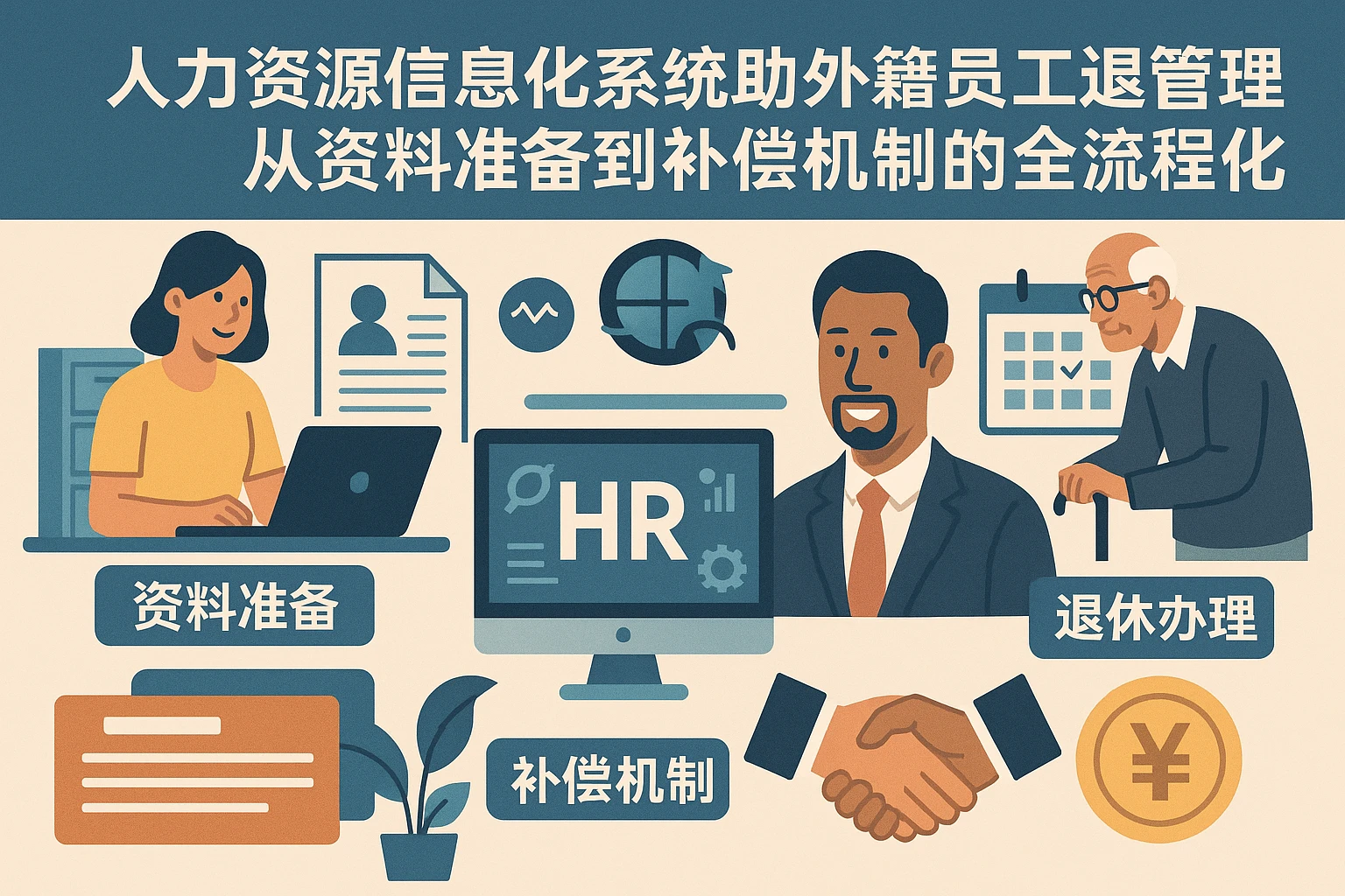 人力资源信息化系统助力外籍员工退休管理：从资料准备到补偿机制的全流程优化