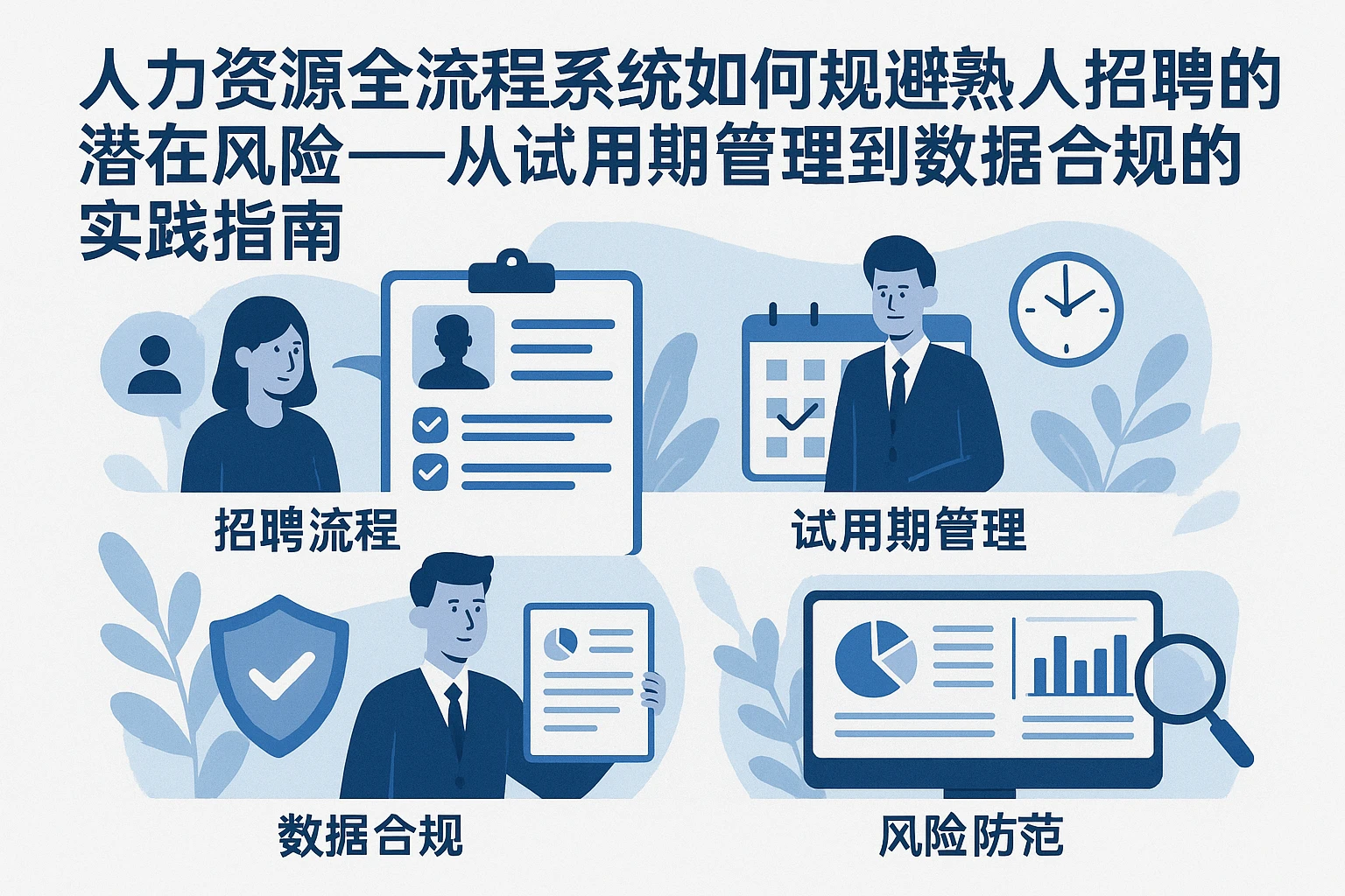 人力资源全流程系统如何规避熟人招聘的潜在风险——从试用期管理到数据合规的实践指南