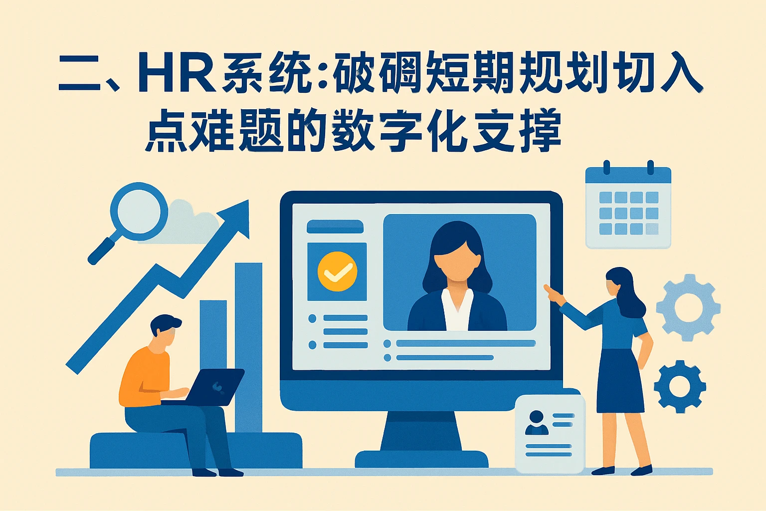二、HR系统：破解短期规划切入点难题的数字化支撑