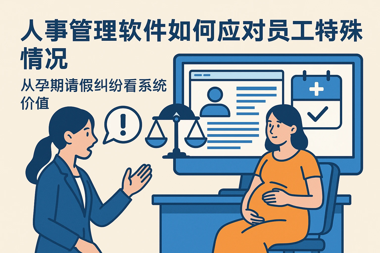 人事管理软件如何应对员工特殊情况：从孕期请假纠纷看系统价值