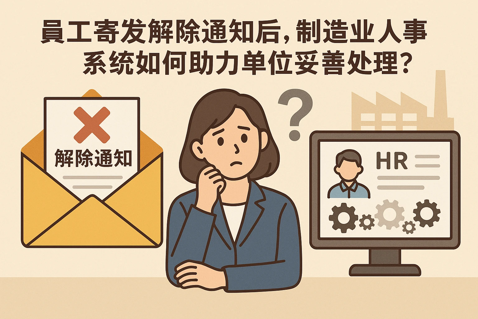 员工寄发解除通知后，制造业人事系统如何助力单位妥善处理？