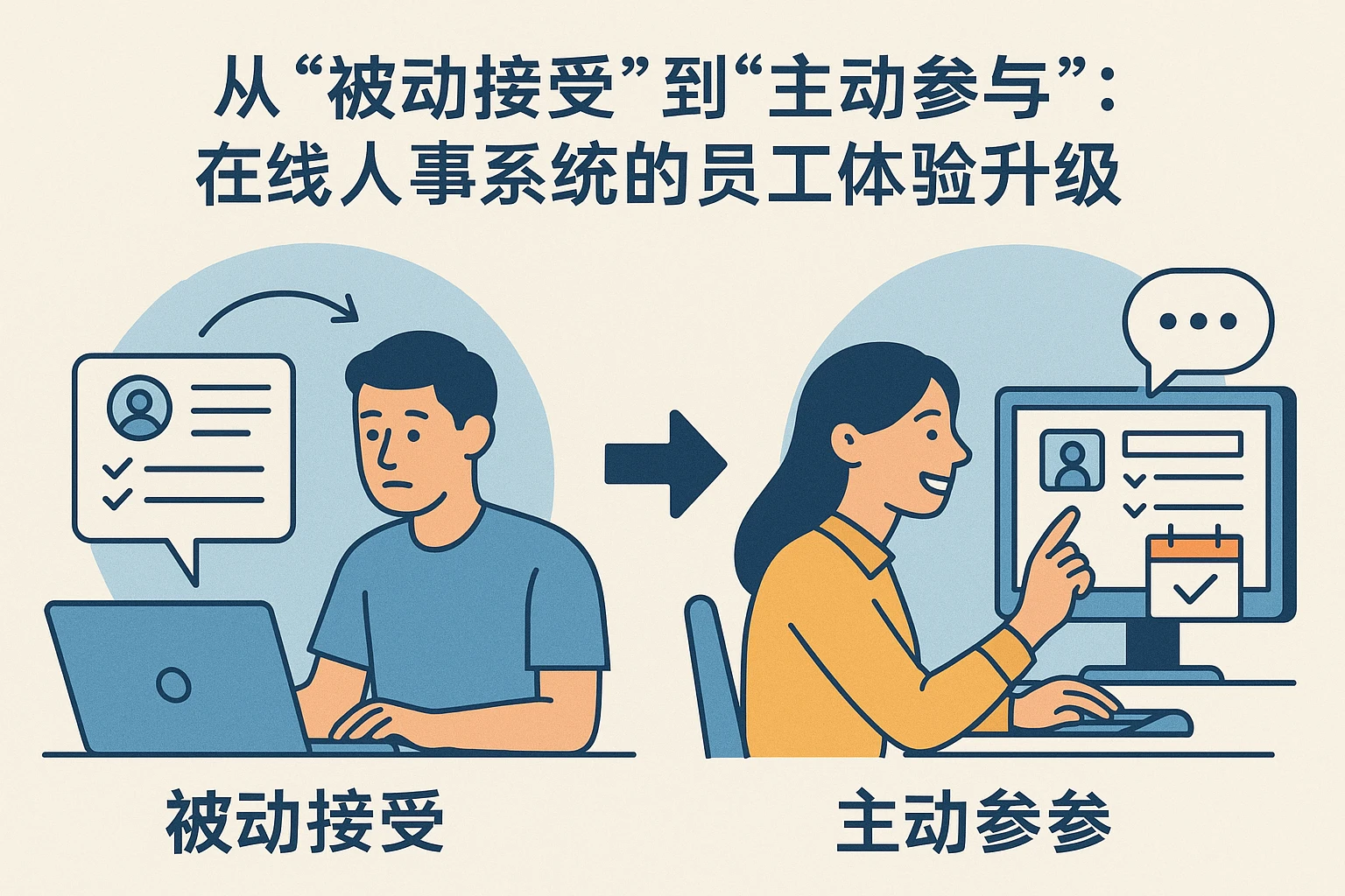 2. 从“被动接受”到“主动参与”：在线人事系统的员工体验升级