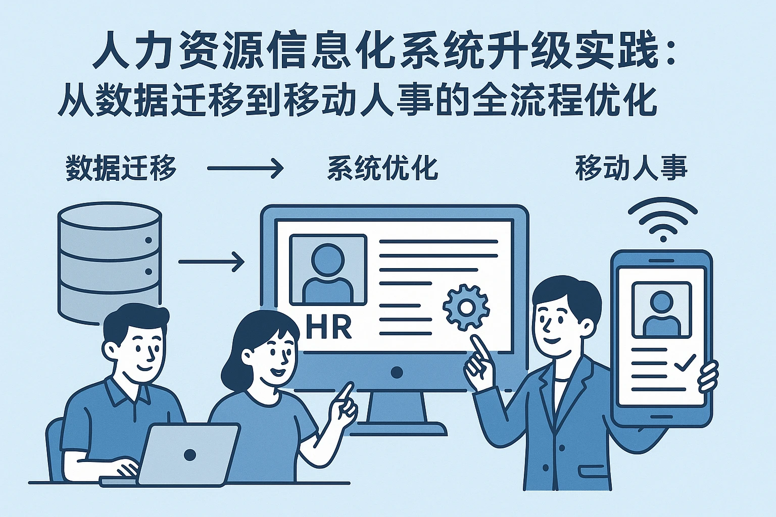 人力资源信息化系统升级实践：从数据迁移到移动人事的全流程优化