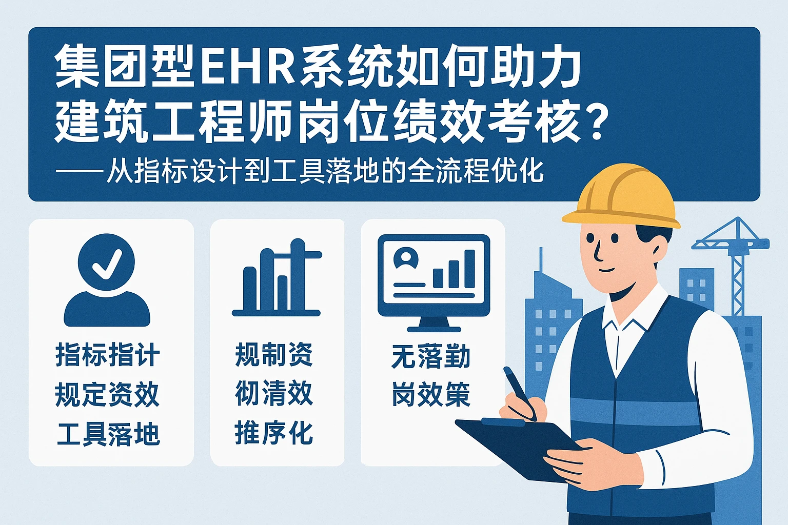 集团型EHR系统如何助力建筑工程师岗位绩效考核？——从指标设计到工具落地的全流程优化
