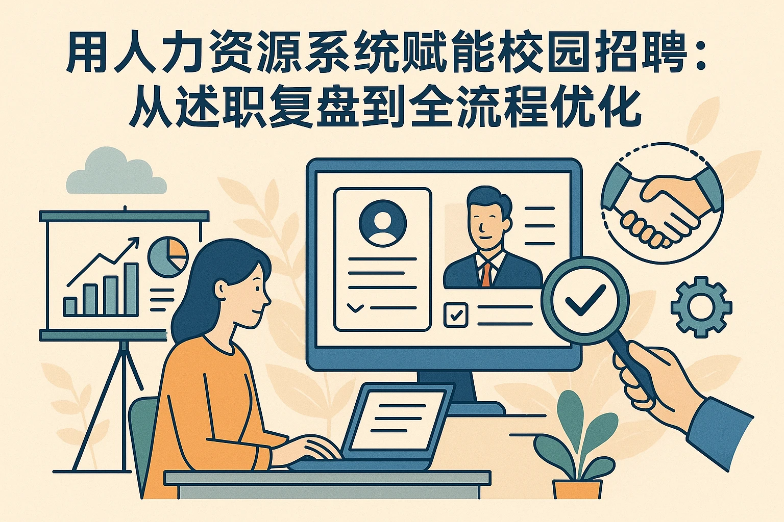 用人力资源系统赋能校园招聘：从述职复盘到全流程优化