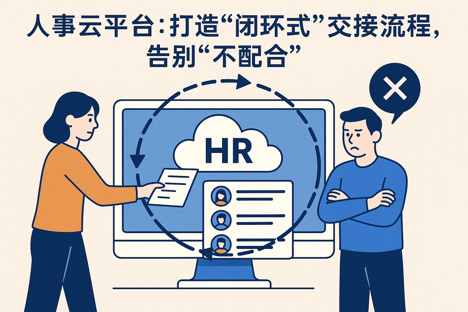 1. 人事云平台：打造“闭环式”交接流程，告别“不配合”