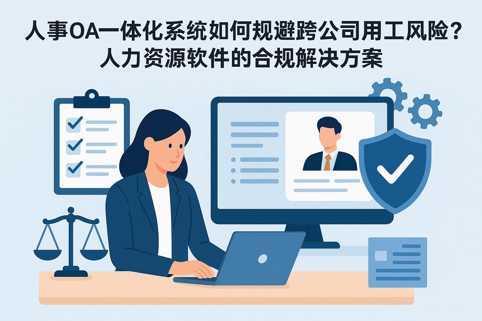 人事OA一体化系统如何规避跨公司用工风险？人力资源软件的合规解决方案