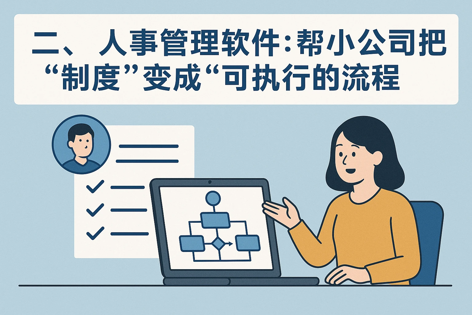 二、人事管理软件：帮小公司把“制度”变成“可执行的流程”