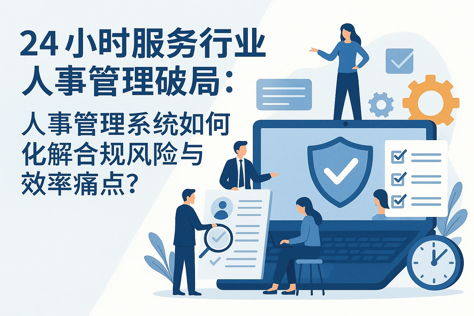 24小时服务行业人事管理破局：人事管理系统如何化解合规风险与效率痛点？