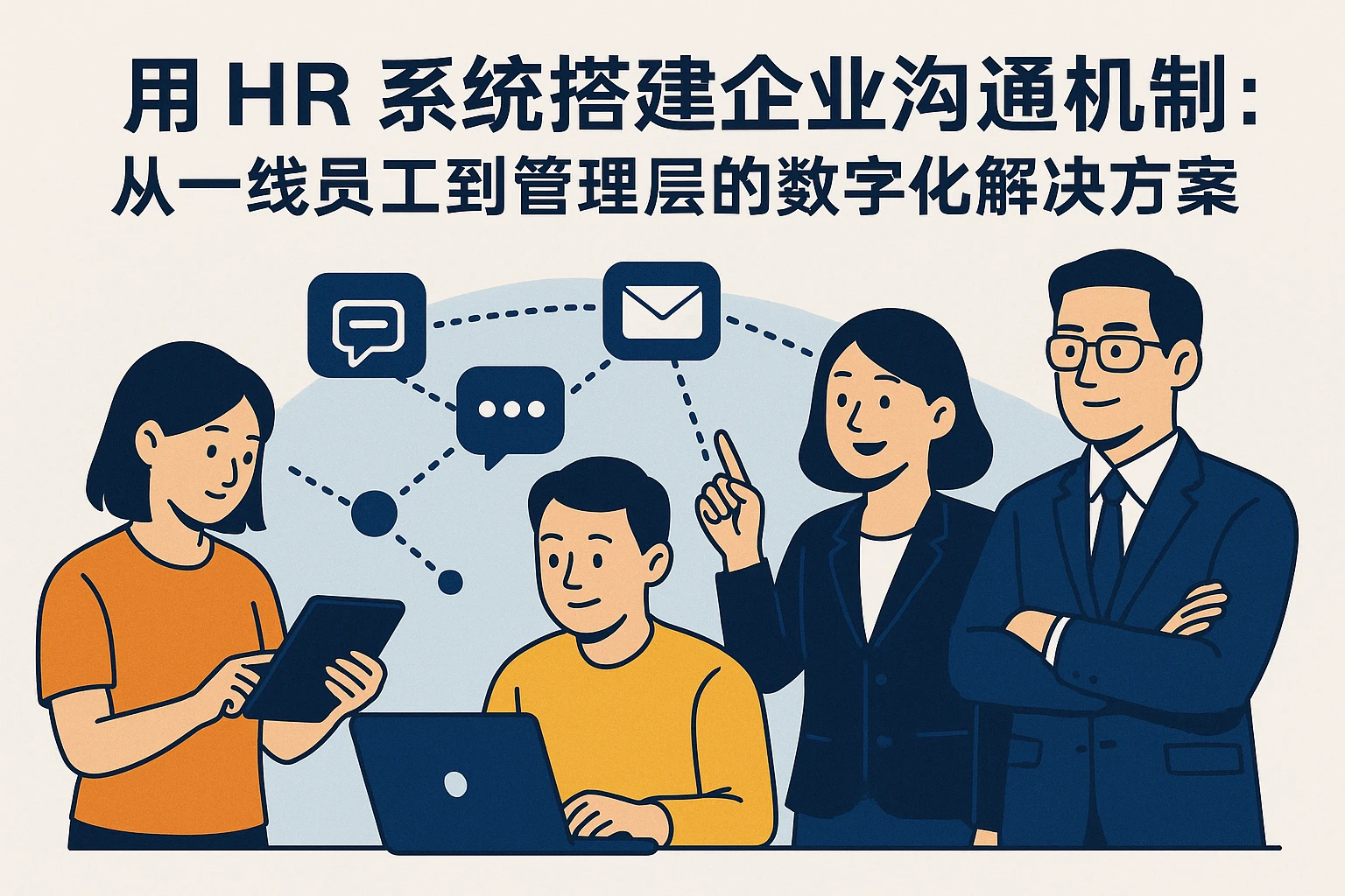 用HR系统搭建企业沟通机制：从一线员工到管理层的数字化解决方案
