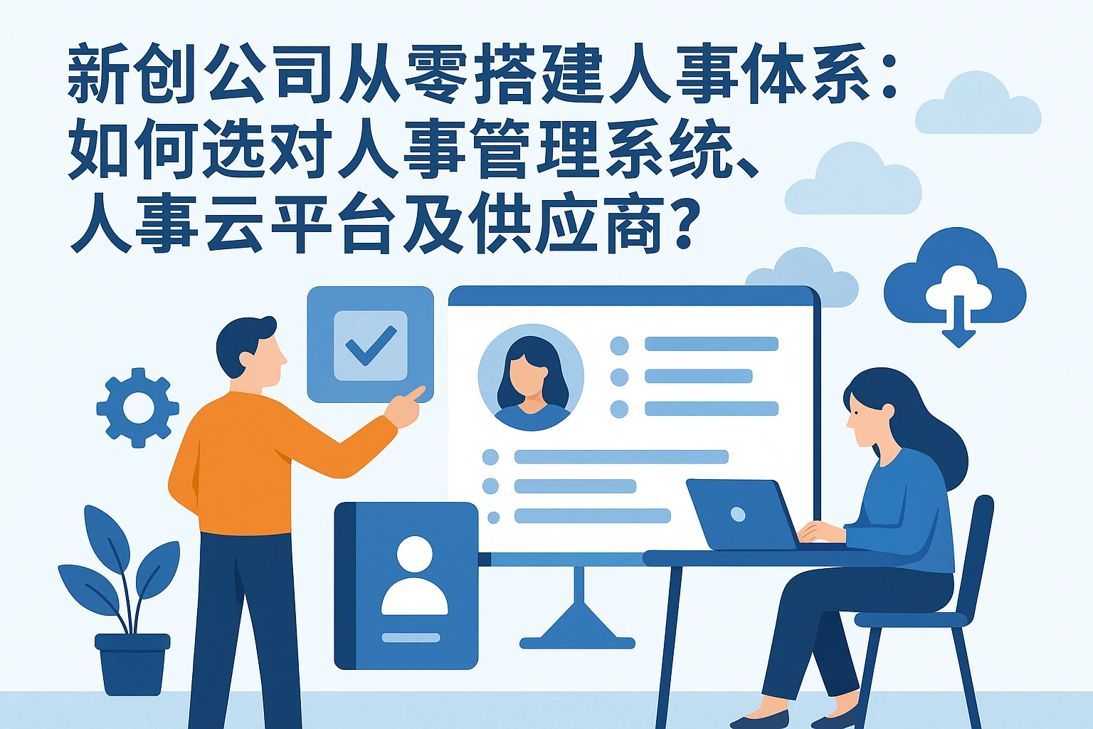 新创公司从零搭建人事体系：如何选对人事管理系统、人事云平台及供应商？