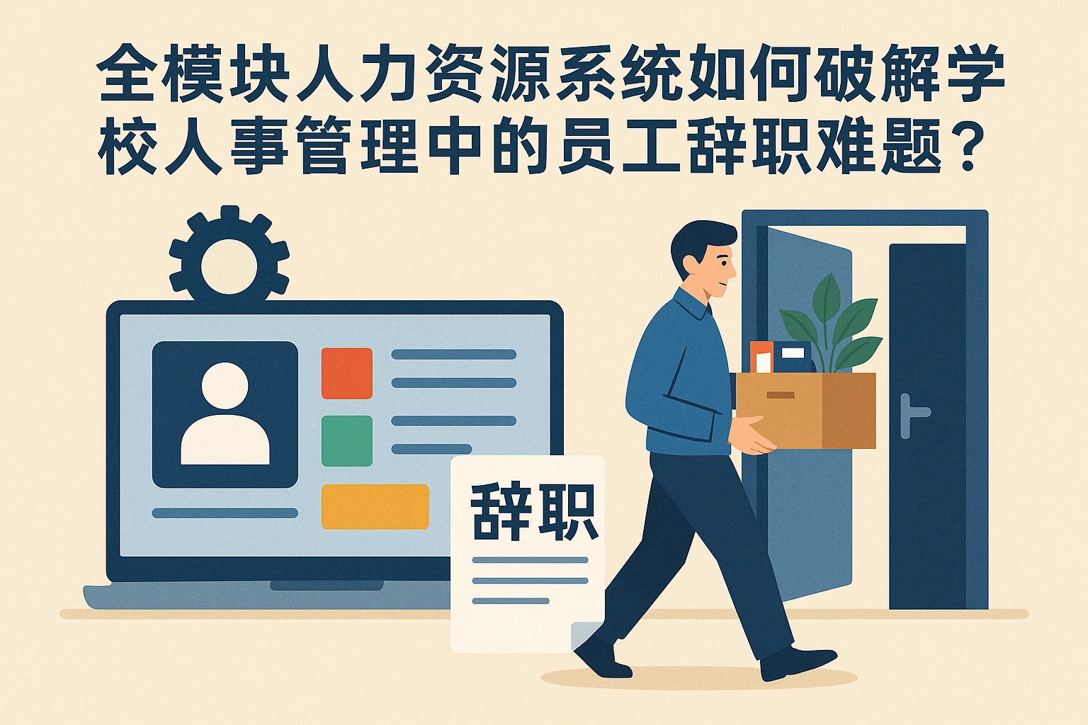 全模块人力资源系统如何破解学校人事管理中的员工辞职难题？
